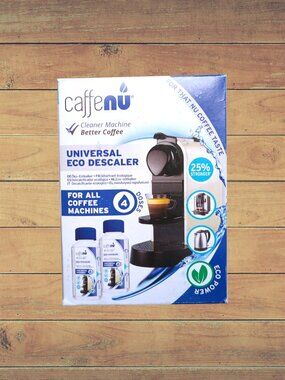 CaffeNu coffee machine Universal Eco Descaler 2 pack NEW